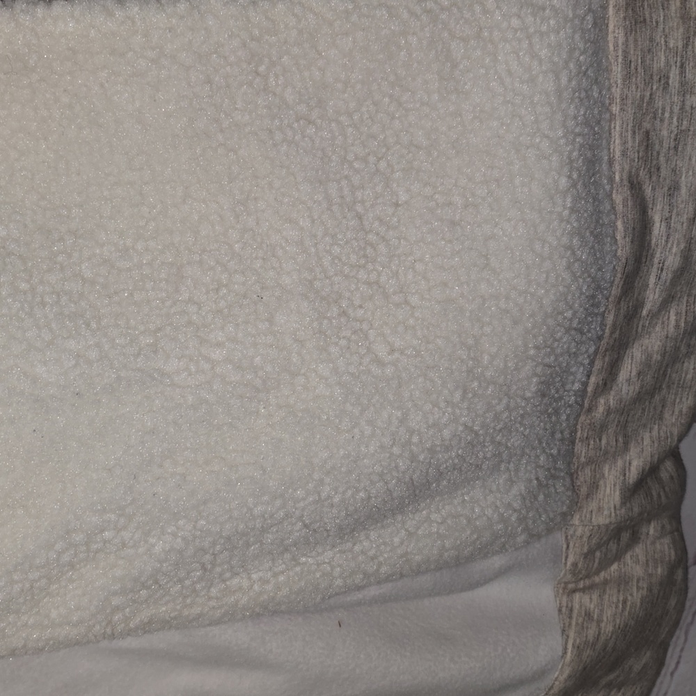 Athleta Apres Anything Sherpa Fleece Vest Oatmeal Heather Women's Size S - Picture 9 of 14